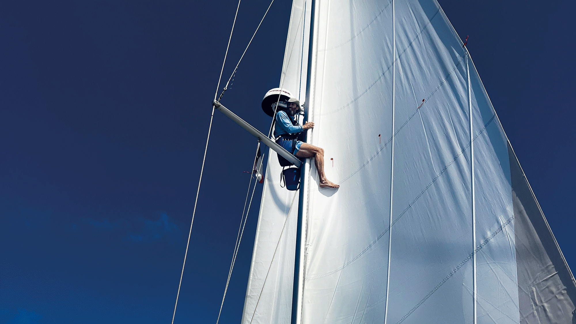 Fixing rig failure mid-Pacific: ‘The mast groaned with every roll. It was physically and emotionally extremely stressful’