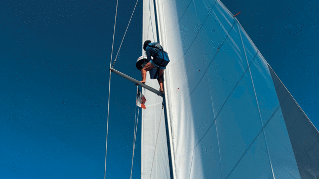 Ainsworth climbed the mast five times until it became unsafe to attempt a sixth ascent