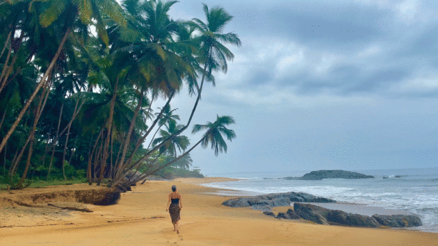 Beach in Liberia