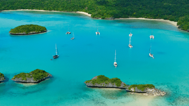 Ogea Levu, another beautiful coral island just over five miles east of Fulaga.
