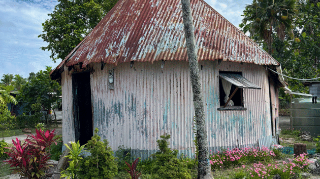 typical dwelling in the village