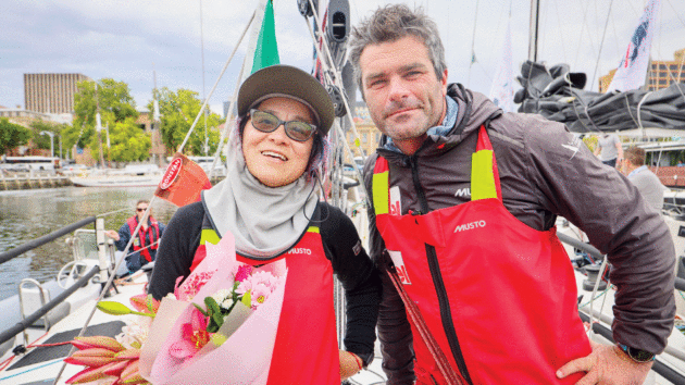 With Jiang Lin in 2025 as the first double-handed pair to win the Rolex Sydney Hobart Race