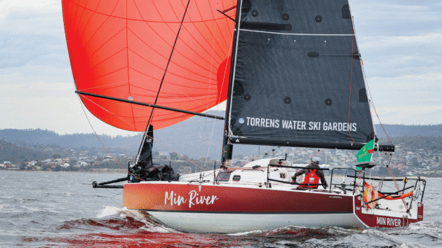 Yacht in the Rolex Sydney Hobart Yacht Race