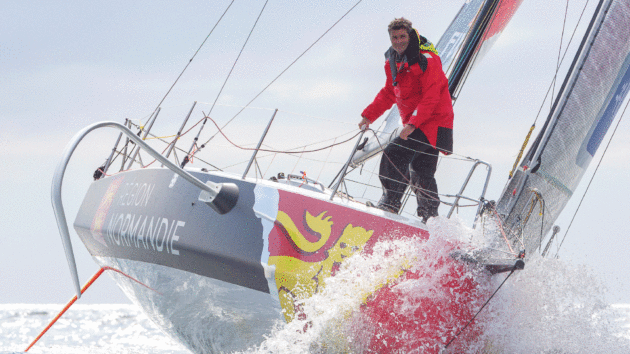 Training on board the then-new Figaro 3 class in 2019.