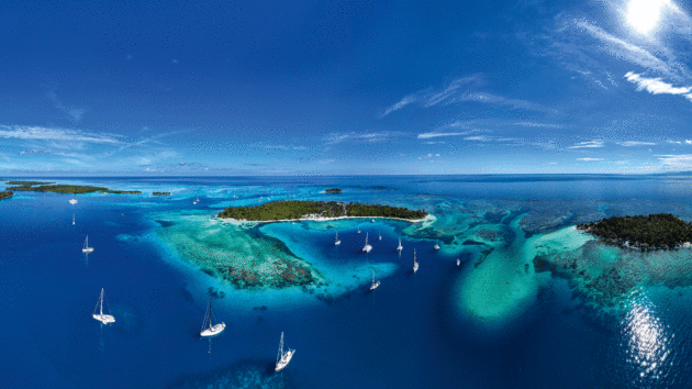 San Blas islands off Panama, the traditional jump-off point for a Pacific crossing