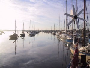 Nas sent in Brightlingsea on a beautiful autumn morning