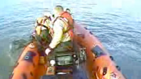 Harwich rescue person in water