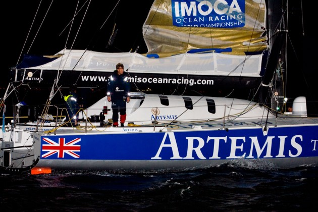 Artemis finishes Sevenstar Round Britain and Ireland Race.