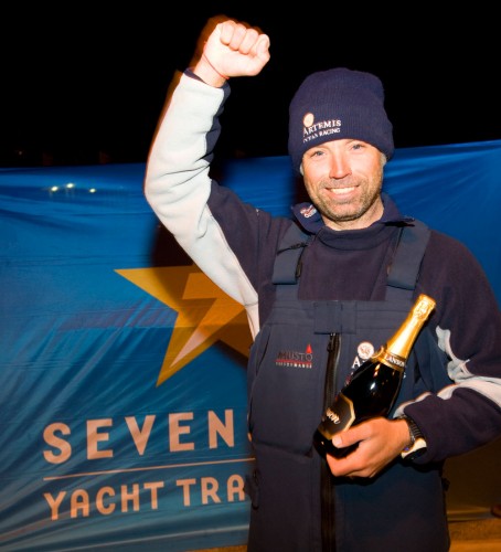 Artemis finishes Sevenstar Round Britain and Ireland Race.