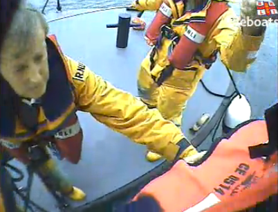 poole rnli seasick passengers