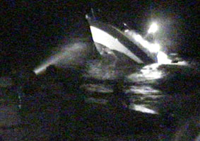 sinking fishing boat swansea