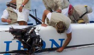 Audi MedCup crash All4One and Bribon