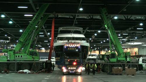 boat show crane