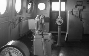 View of SS Stevens wheelhouse from the port side, 1975, Bill Walendzinski