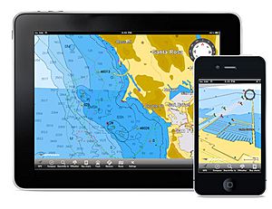 ipad and iphone nautical chart