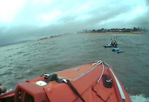 kite surfer rescue