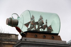 nelson's ship in a bottle