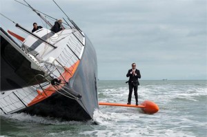 Hugo Boss keel walk