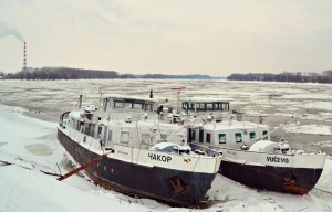 frozen danube