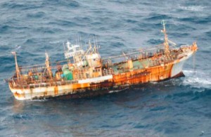 Tsunami fishing boat