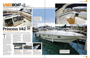 Princess V42 boat report