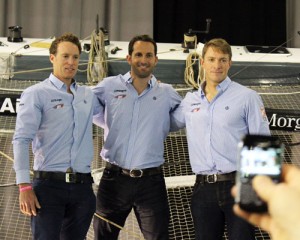 Ben Ainslie at boat show