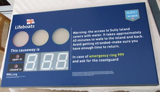 RNLI's tidal crossing system