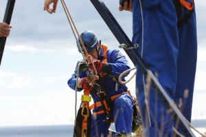 Coastguard rescue officer