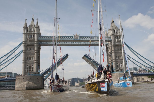 Clipper Race Finish London 2014
