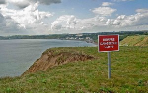Filey cliffs