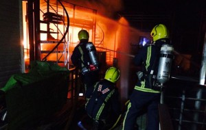 Boat fire Cambridge