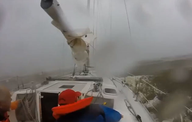 Regatta hit by storm