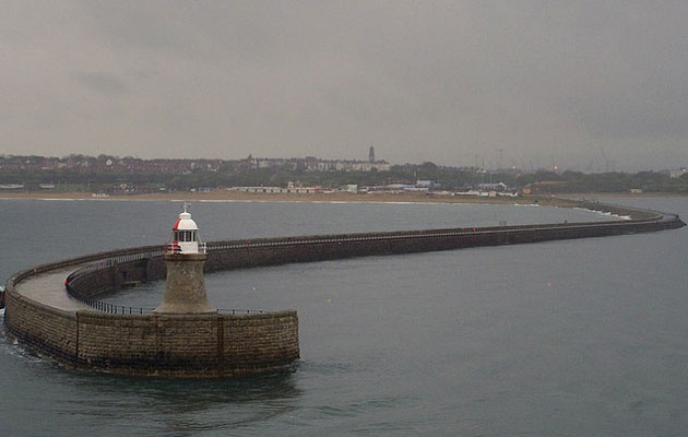 River Tyne breakwater