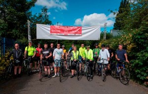 The 68-mile ride took seven hours to complete and was tough going at times