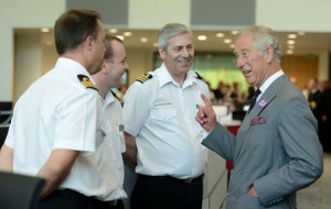 HRH the Prince of Wales at the National Maritime Operations Centre