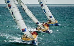 Round the world yacht race day 1