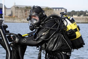 irish naval diver