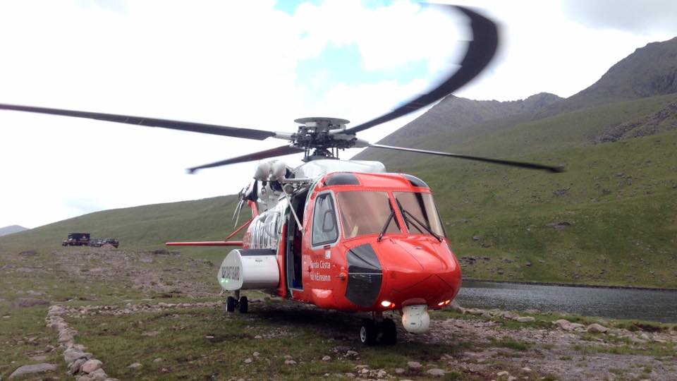 Irish coast guard helicopter