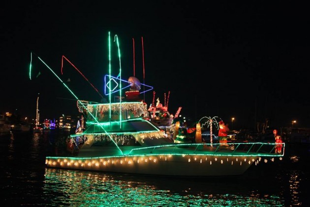boats at christmas