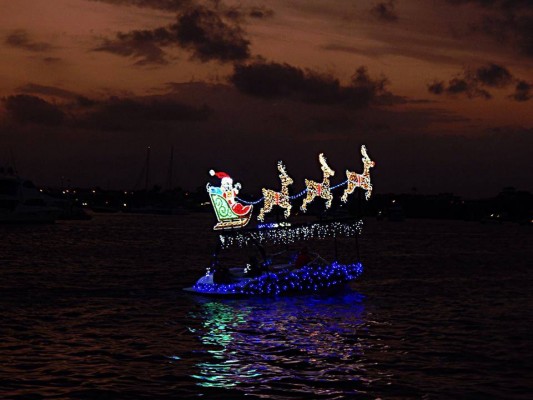 Boats at Christmas