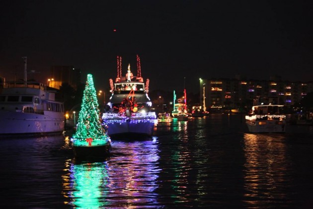boats at Christmas