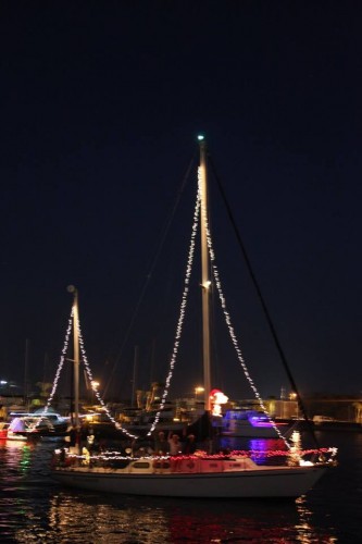 boats at christmas