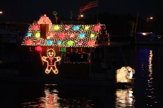 Christmas boats