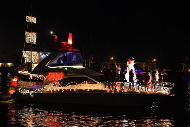 christmas boats