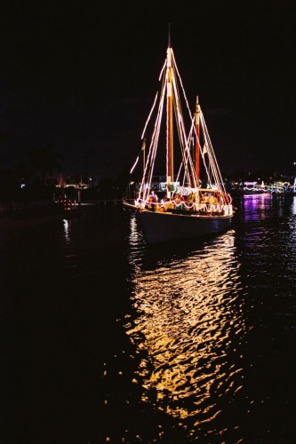 boats at christmas