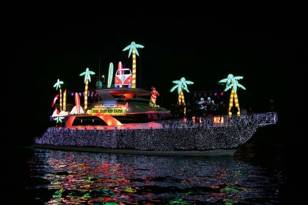 boats at christmas