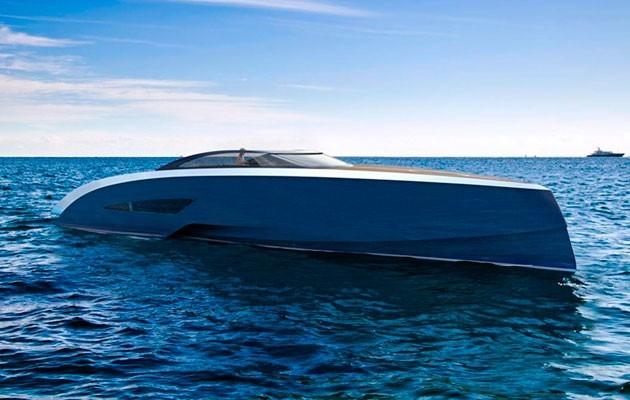 Bugatti speedboat - prow