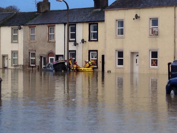 RNLI rescue in Cumbria