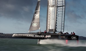 Sir Ben Ainslie's new prototype T2 America's Cup racing yacht