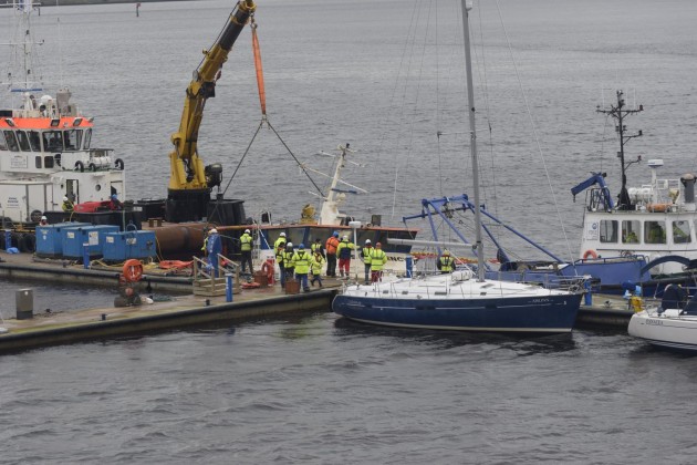 MMV Ostrea salvage operation